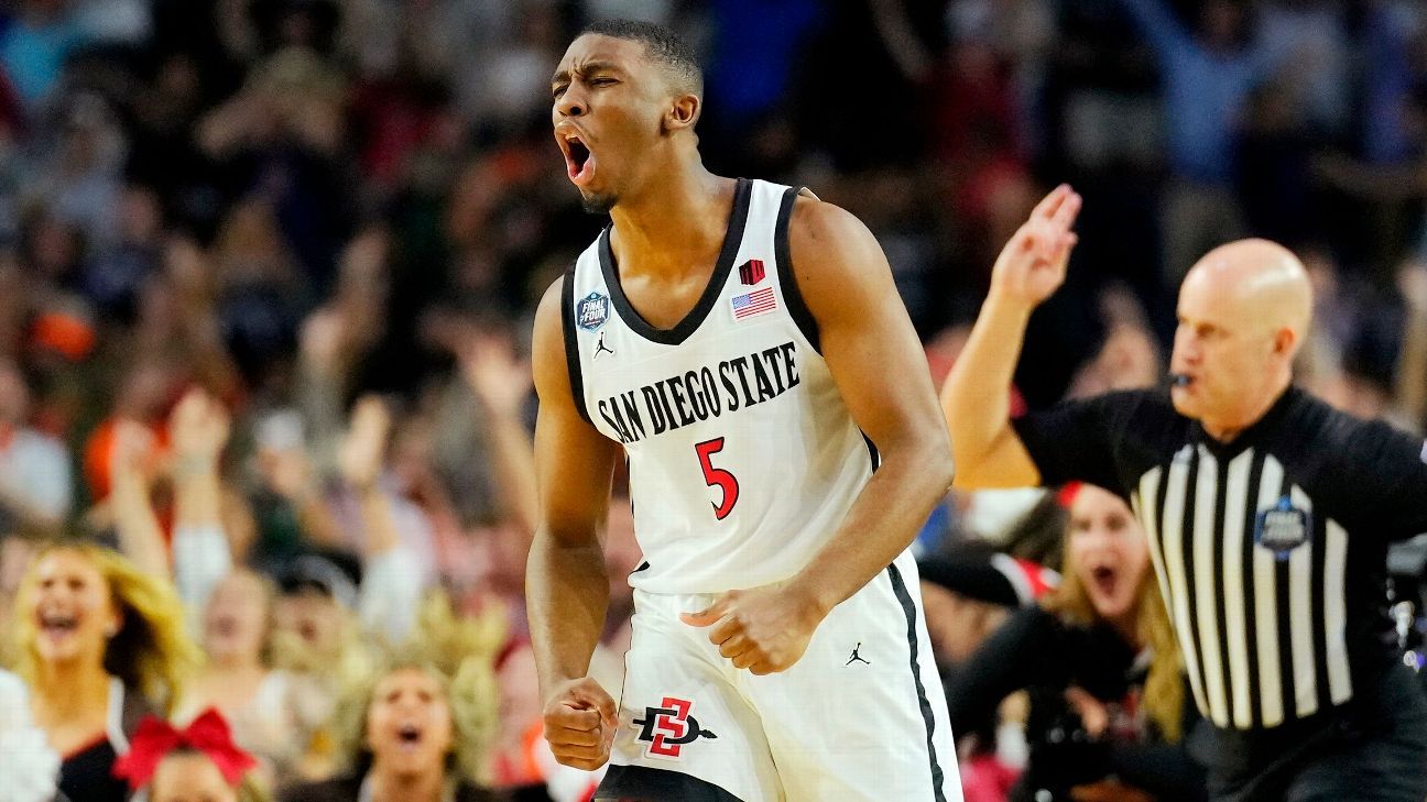 San Diego State found a last minute buzzer-beater to reach the title game :  NPR