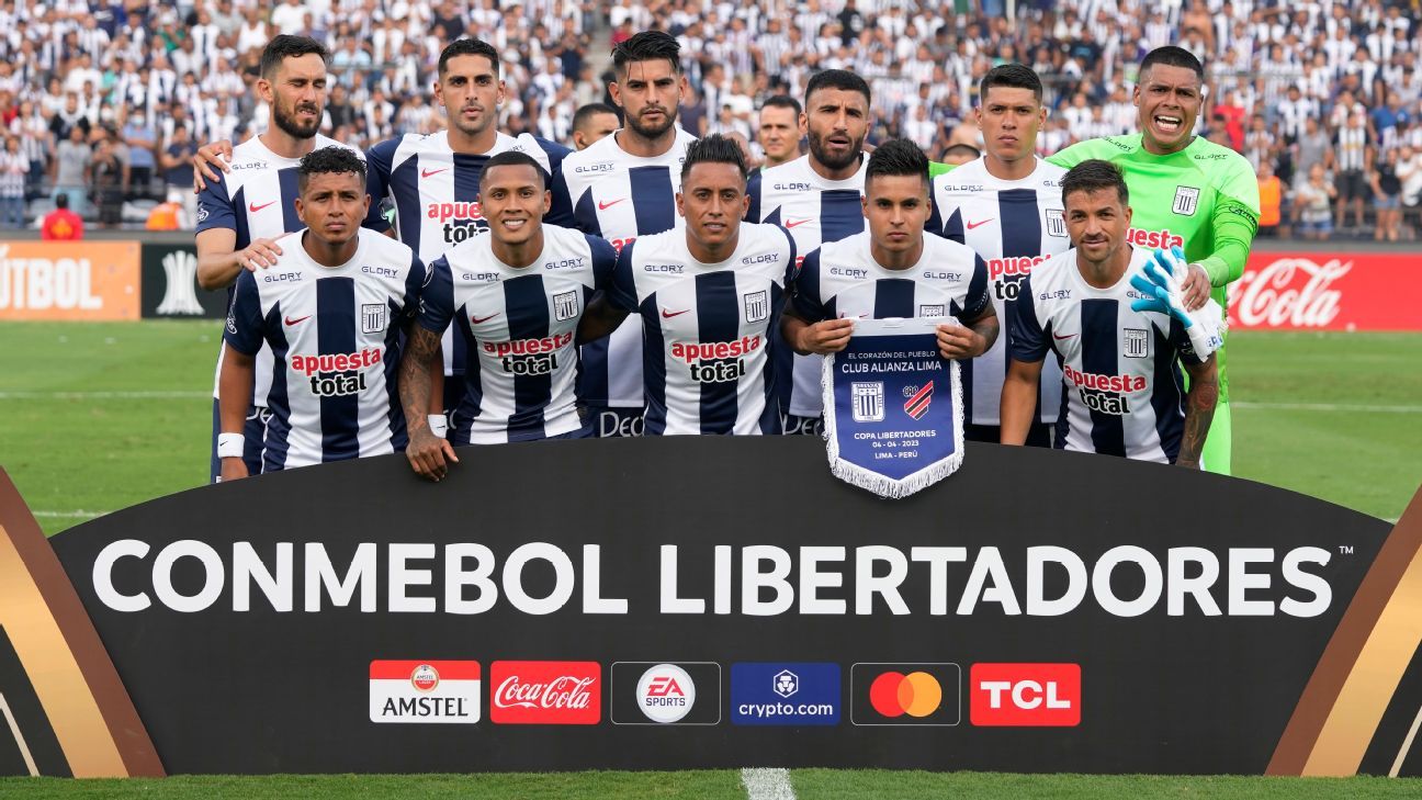 Alianza Lima en la tabla de posiciones de la Libertadores ESPN