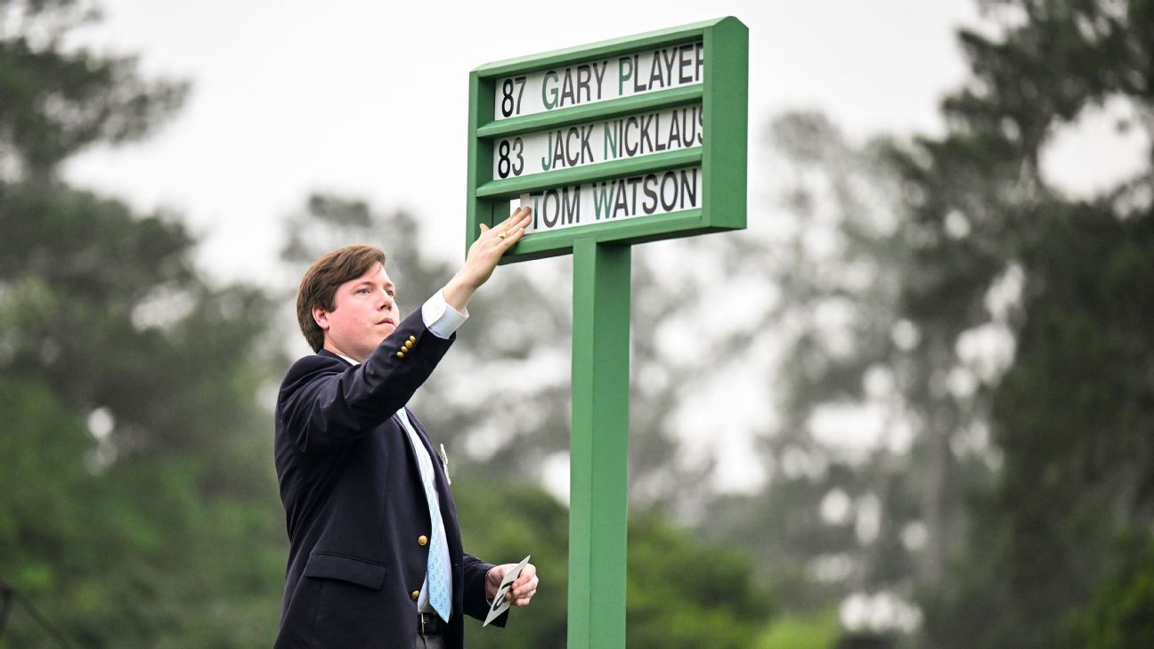 Masters ceremonial tee shot is a bridge between what was and what's to come