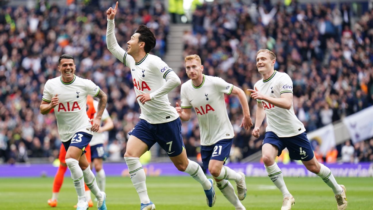 Son faz gol histórico, Tottenham vence e fica vivo na briga por