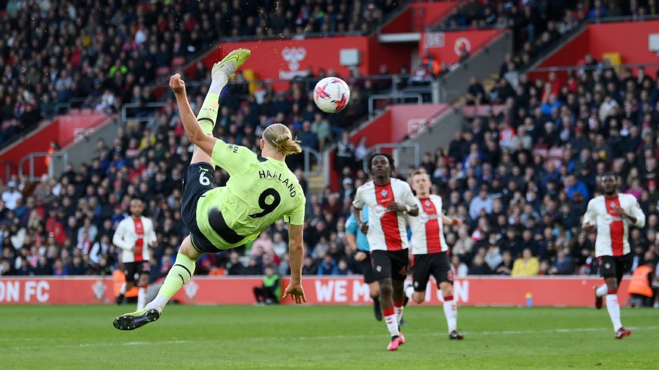 Erling Haaland has doubled Man City's shirt sales and is gaining on  Cristiano Ronaldo and Lionel Messi