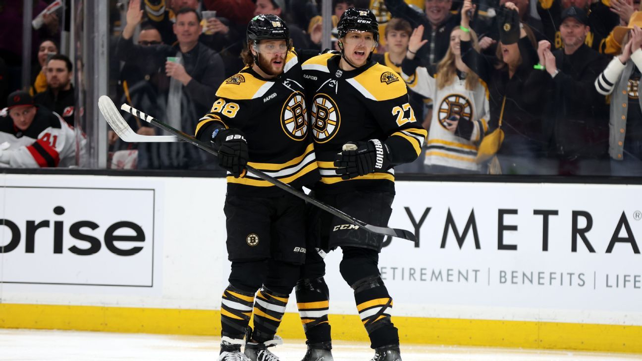 NHL playoff watch: Bruins looking to make history