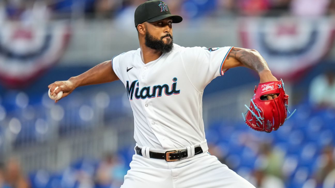 Marlins' Alcantara scratched with biceps tendinitis