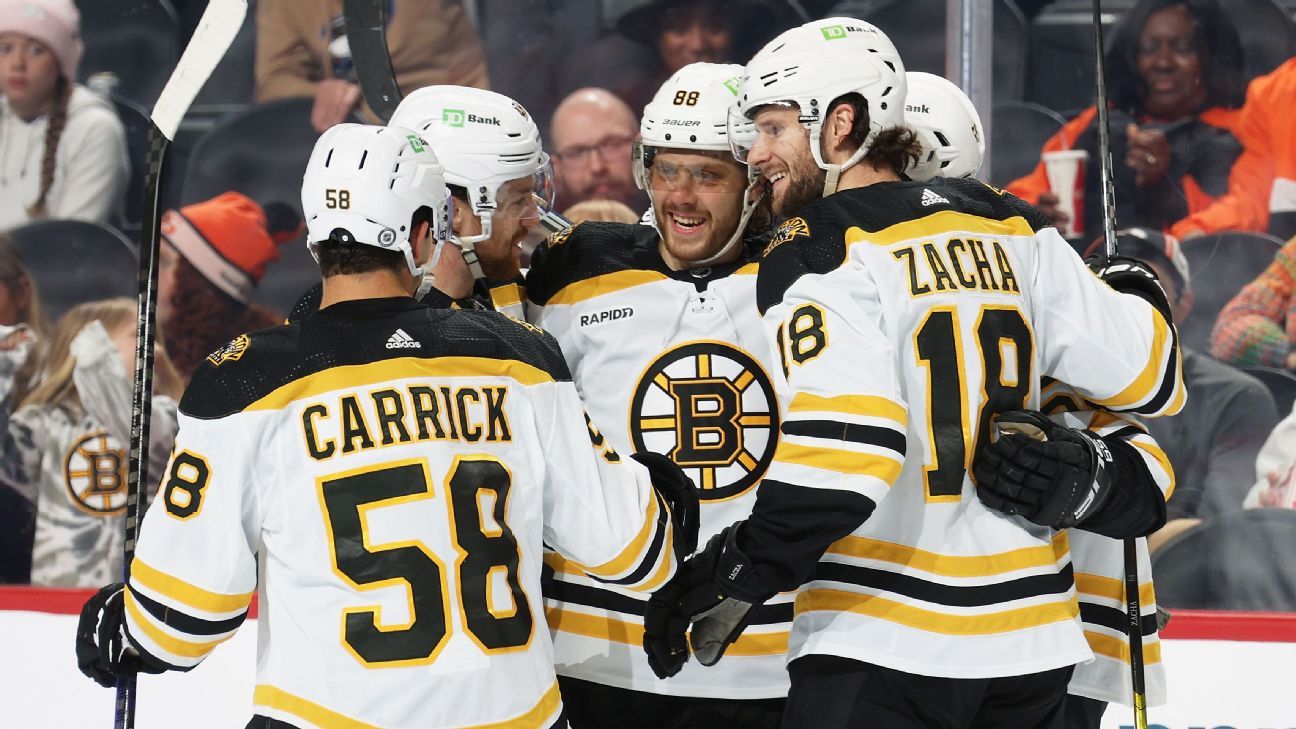 Chasing history in Boston: Bruins break NHL wins record with No. 63