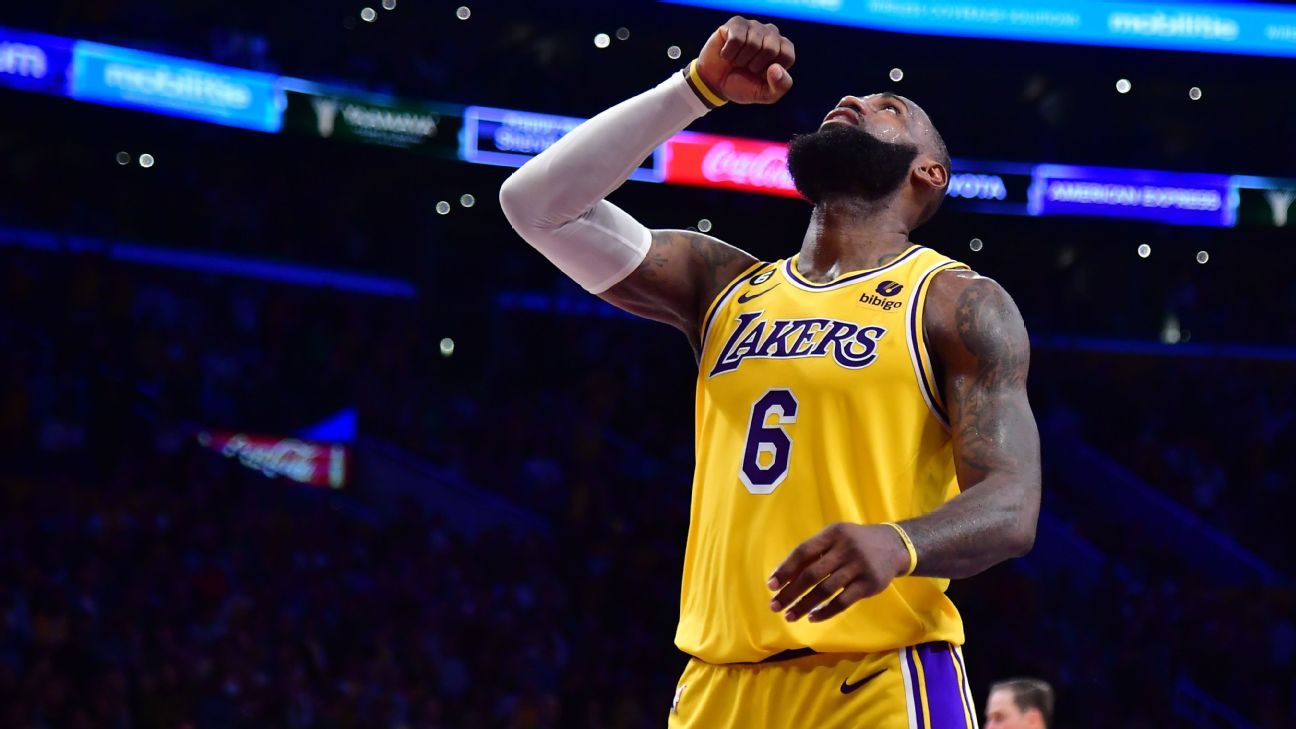 LeBron James, Lakers lead NBA jersey, merchandise sales - ESPN