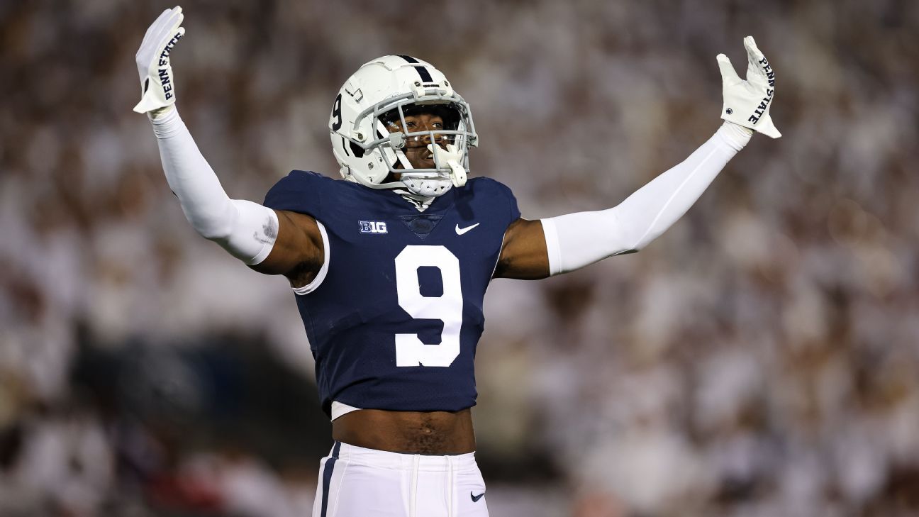 Penn State's Joey Porter Jr. goes to Steelers at start of 2nd round