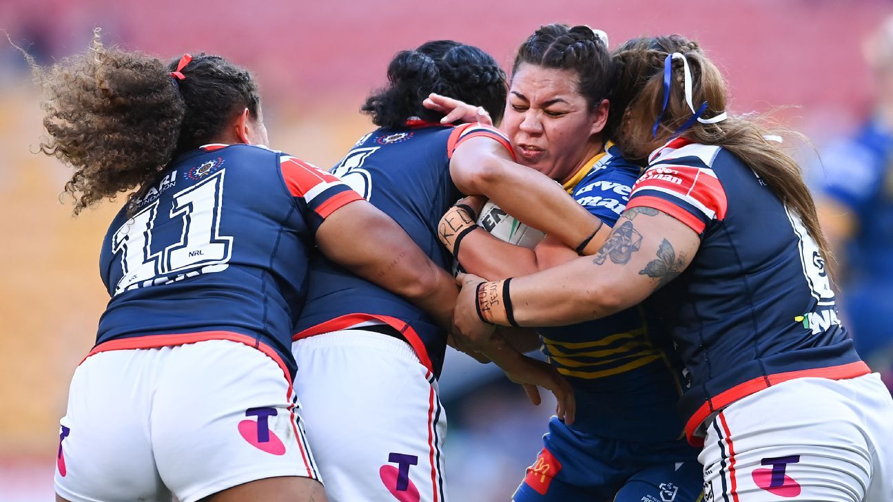 NRLW Round 1 Broncos' Werner sent off for biting in NRLW loss - ESPN