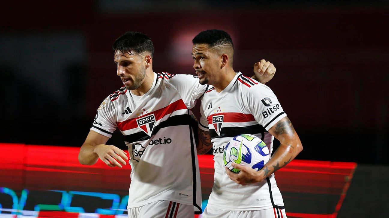 O que números mostram sobre Calleri e Luciano no São Paulo em 2023 ESPN