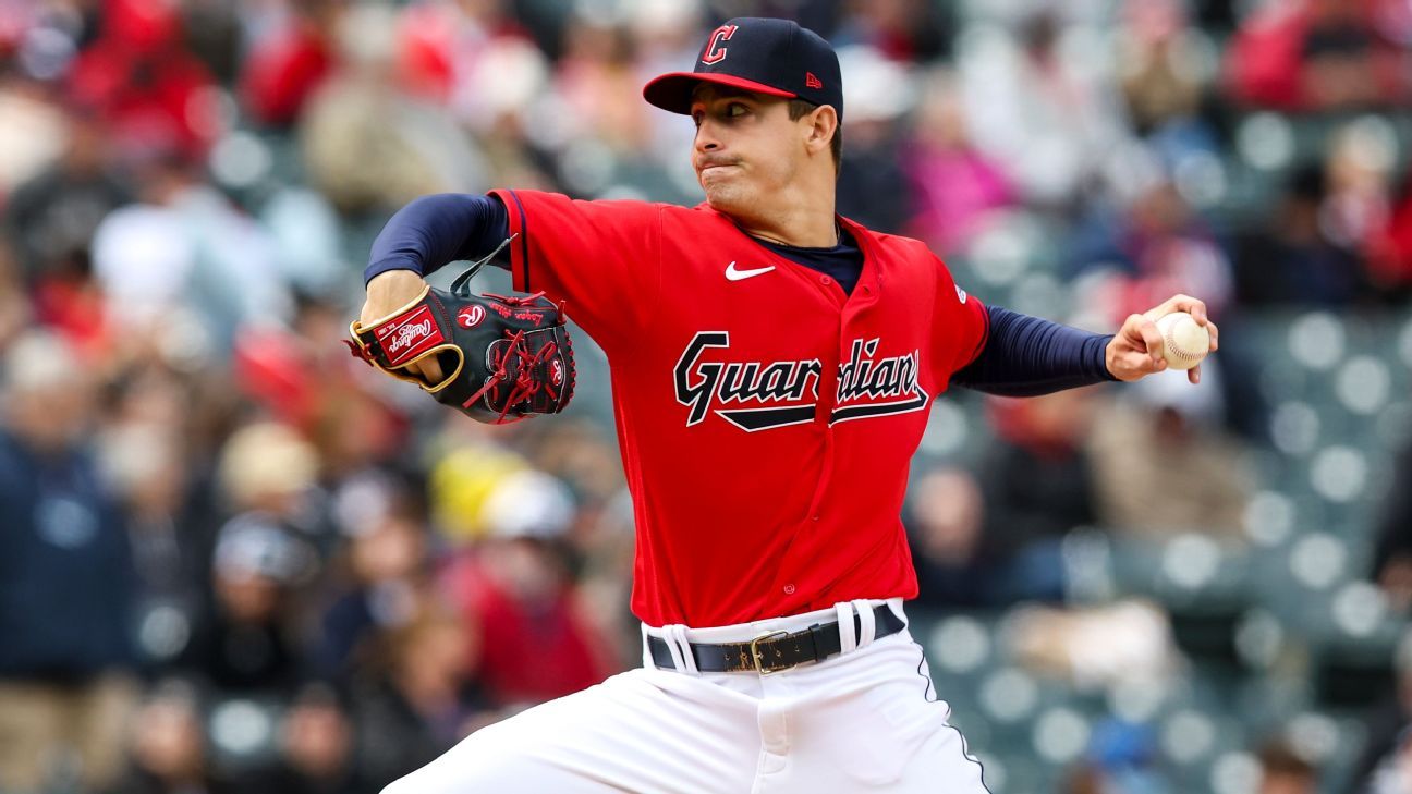 Guardians Lhp Prospect Logan Allen Dazzles In Mlb Debut Espn 