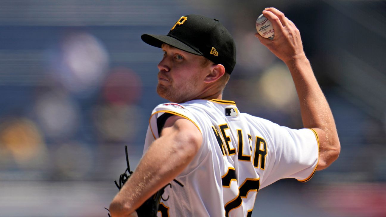 Keller Ks 10, tying career high; Pirates top Dodgers 6-2