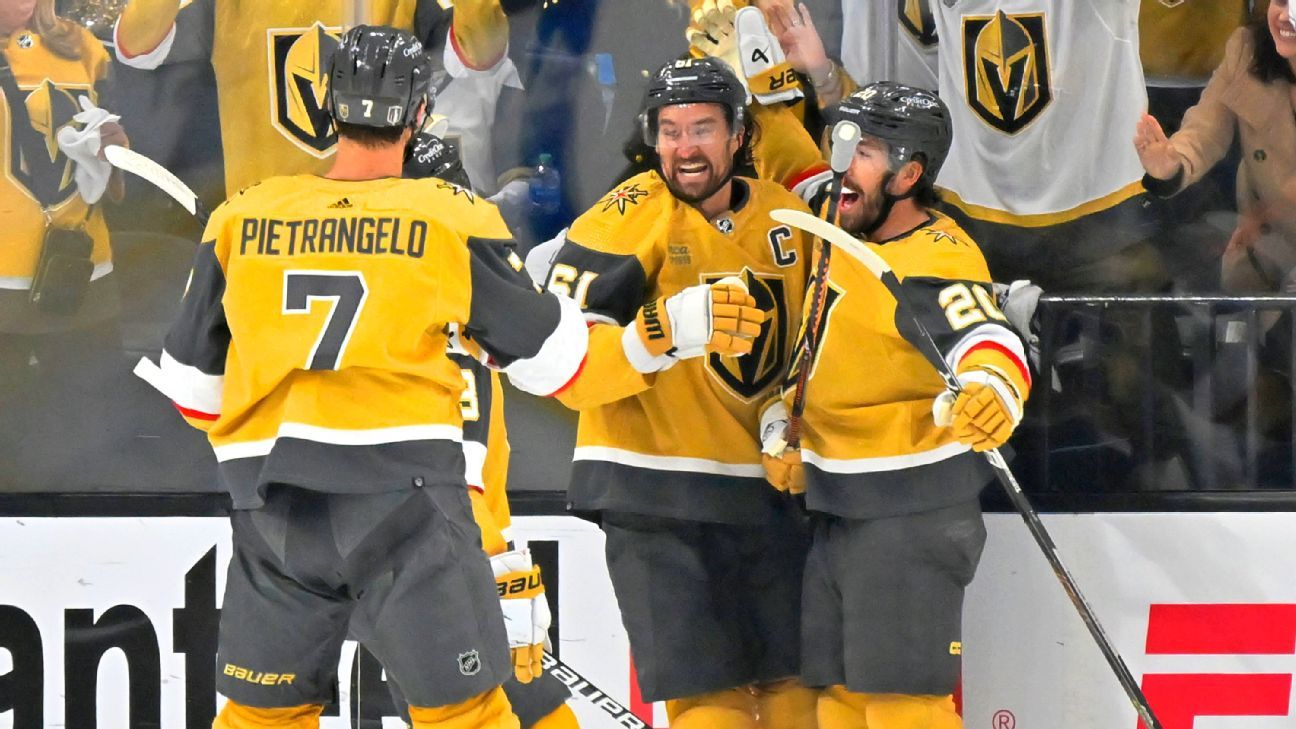 Golden Knights ground Jets, reach 2nd round