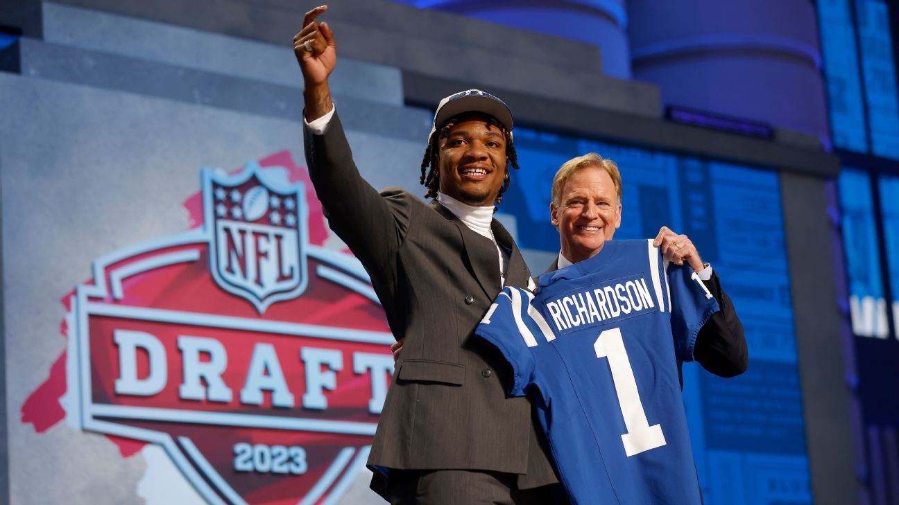 Colts select Anthony Richardson at No. 4 overall in NFL draft