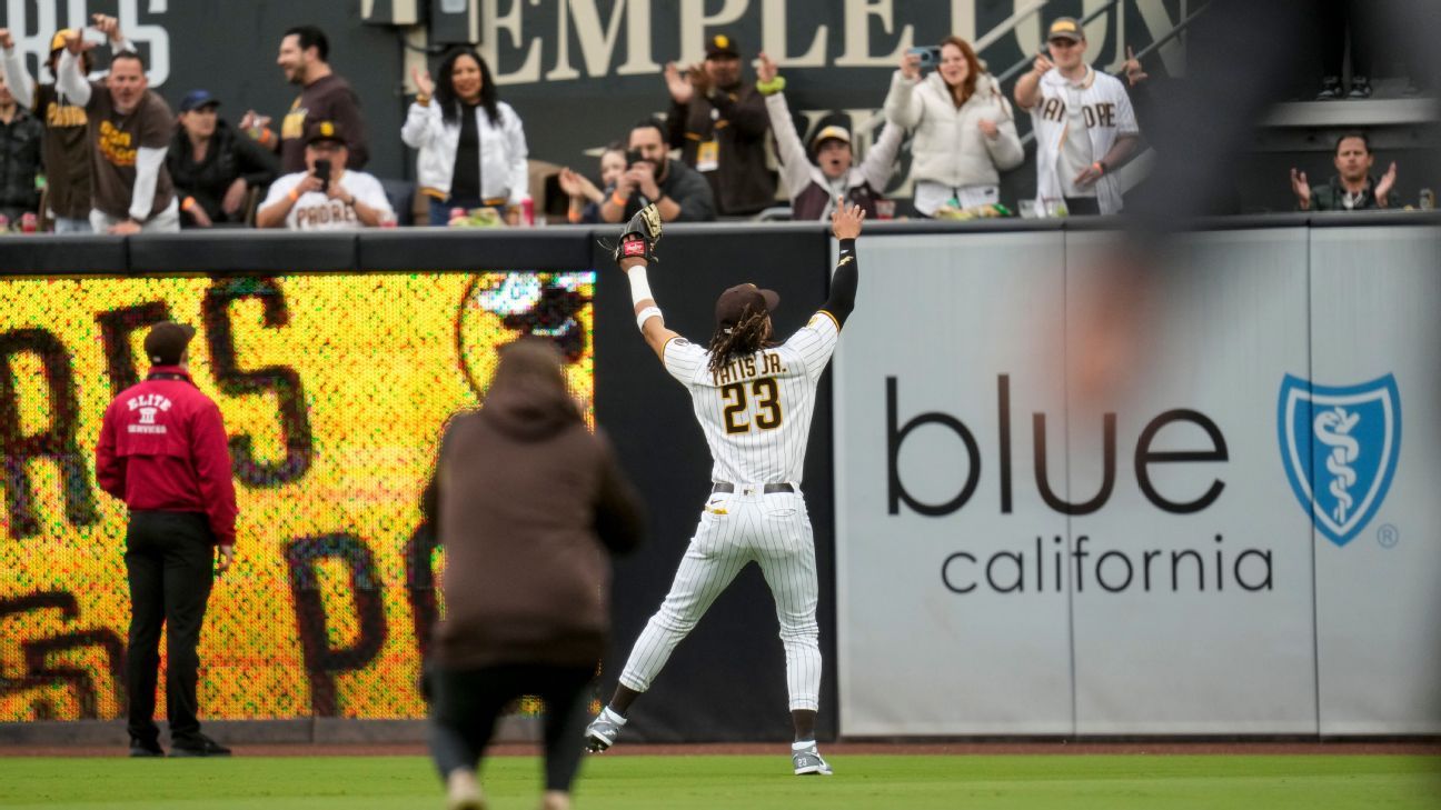 Padres' Fernando Tatis Jr rips three home runs on cusp of MLB