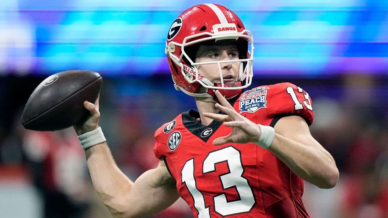 Rams draft Stetson Bennett to follow Matthew Stafford, both