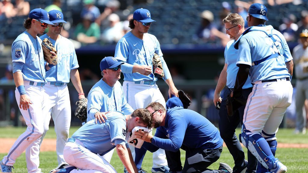 Royals' Yarbrough to IL with fractures around eye