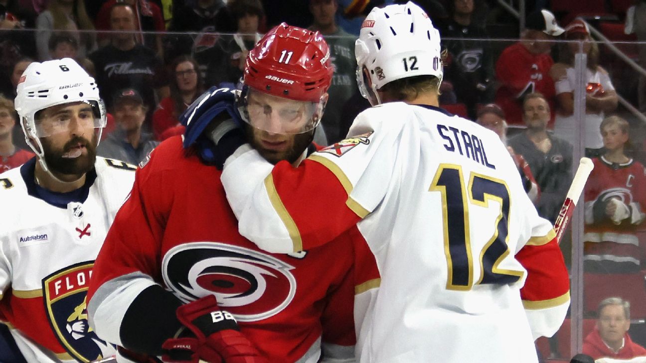 Jordan Staal nearly stayed in Pittsburgh, but family called in Carolina