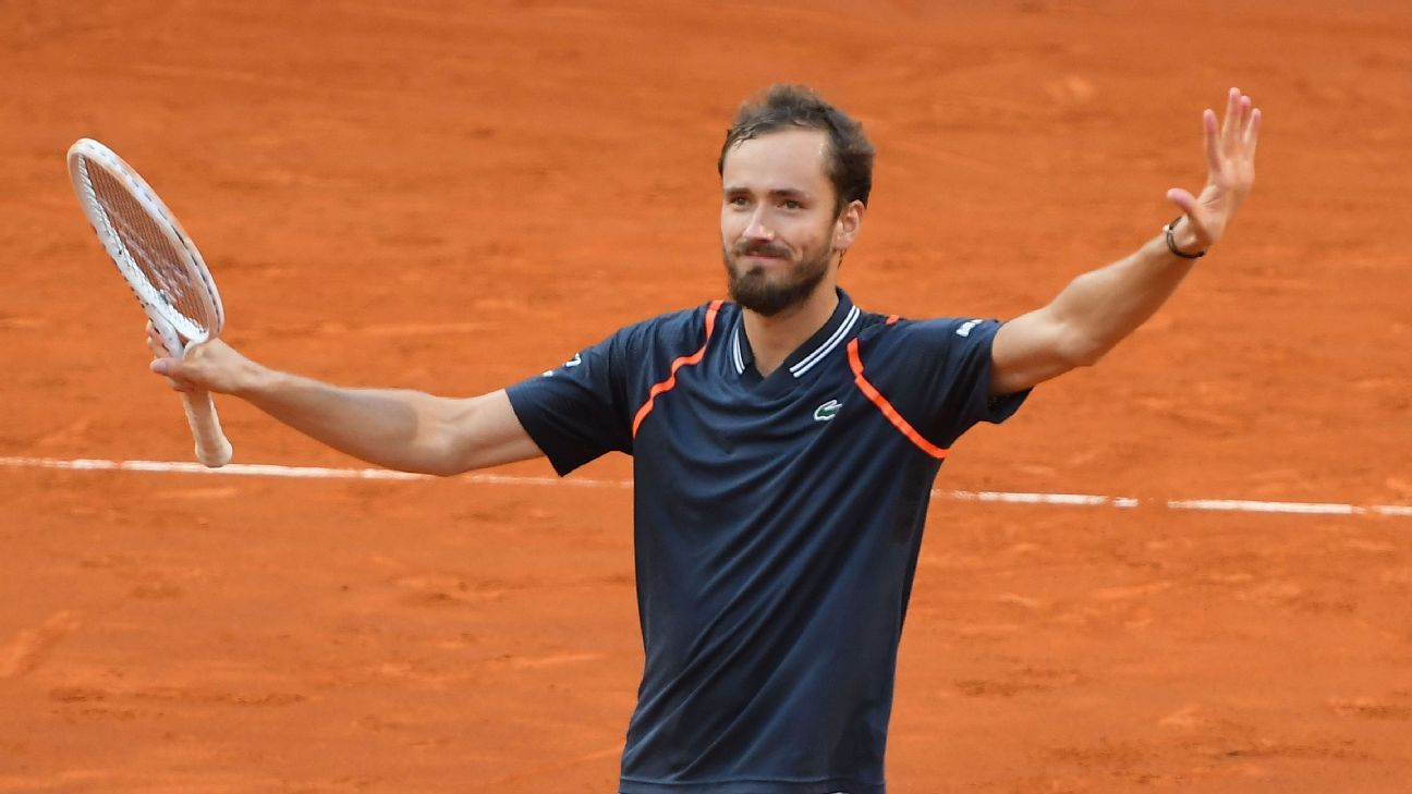 Medvedev wins his first clay-court title while Rybakina perseveres for her own victory