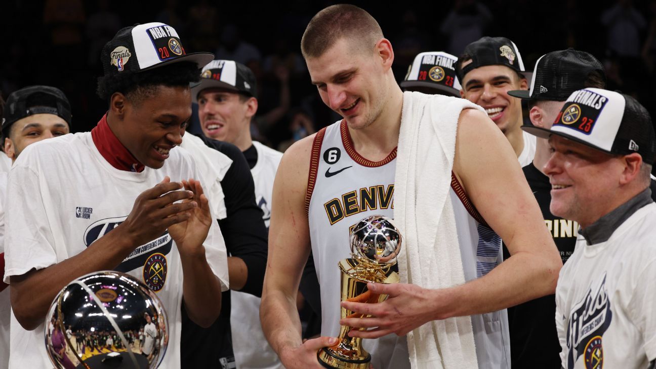 Who keeps the NBA Championship trophy?
