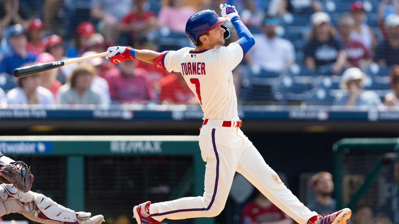 Trea Turner booed by Phillies fans, hits tying homer in 9th - ESPN