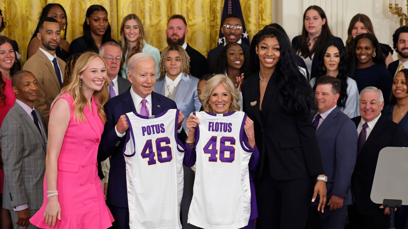 LSU player faints during White House ceremony