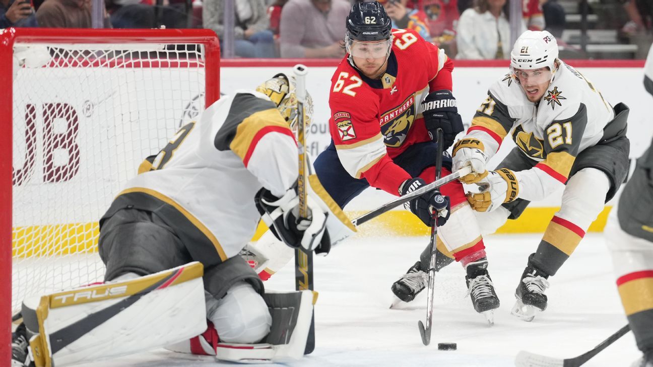 Stanley Cup Final: Golden Knights win title in Game 5 rout of Panthers