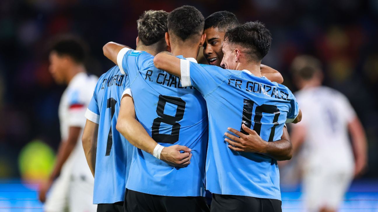 Uruguay terminó con el sueño Sub 20 de Estados Unidos 