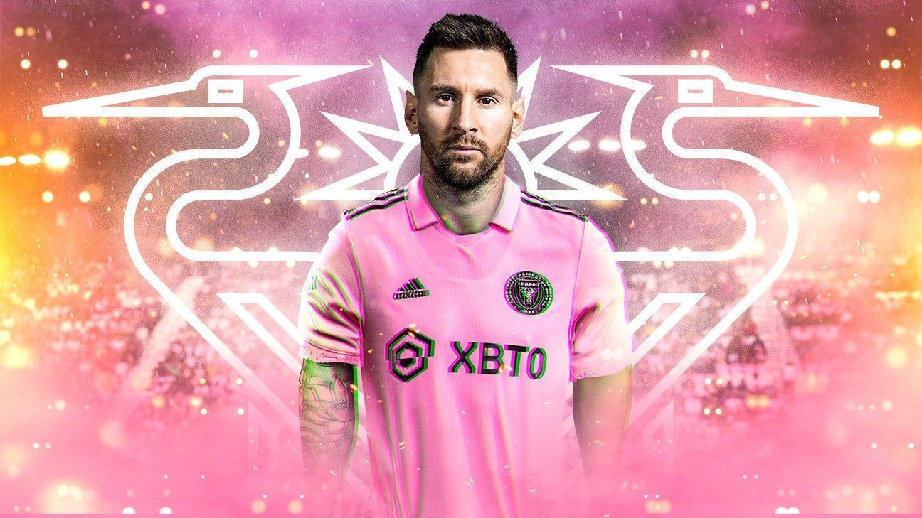 Inter Miami revela primeira imagem de Messi com camisa do clube