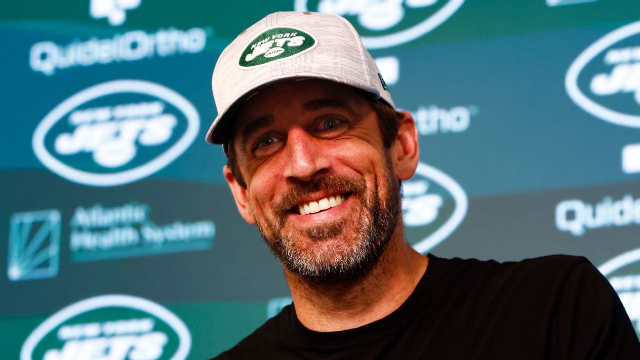 Aaron Rodgers von den Jets beendet seine „urkomischen“ OTAs mit perfekter Präsenz