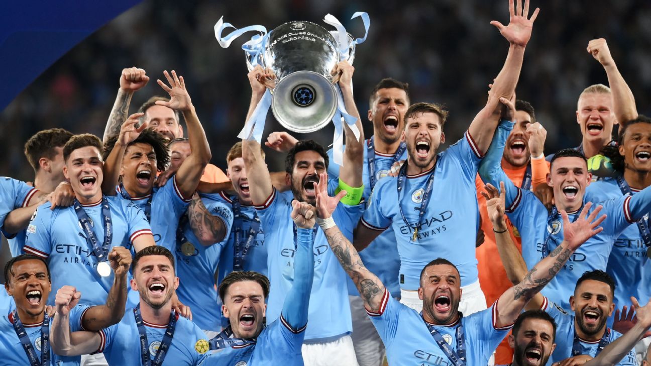 #39 City ao olimpo do futebol #39 : como jornais viram título da Champions ESPN
