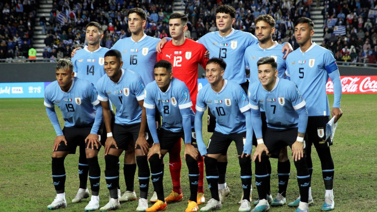 Qué generación sub 20 de Uruguay aporta más jugadores al Mundial