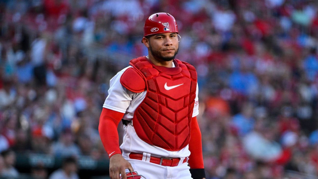 Cards' Contreras likely to begin rehab stint Tue.