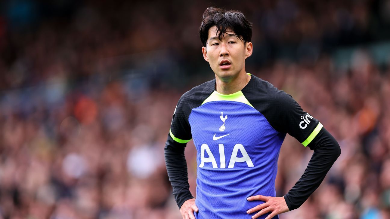 Tottenham Hotspur Soccer Player Son Heung-min Doc Sets  Debut