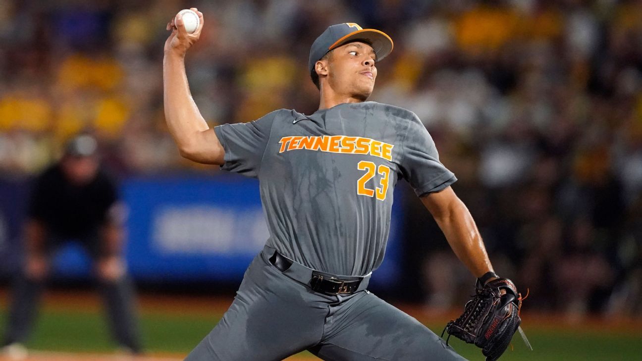 Tennessee standout reliever Chase Burns in transfer portal ESPN