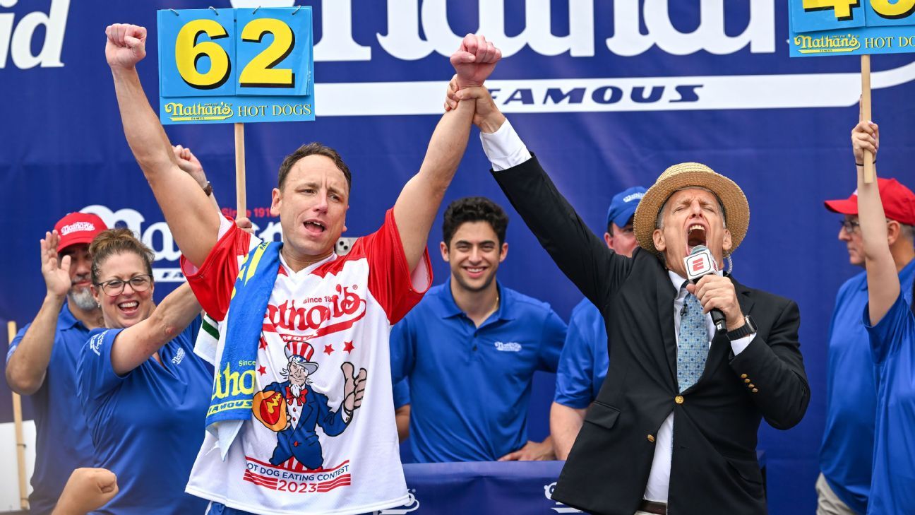 Un conflit de sponsors empêche Joey Chestnut de participer au concours de dégustation de hot-dogs