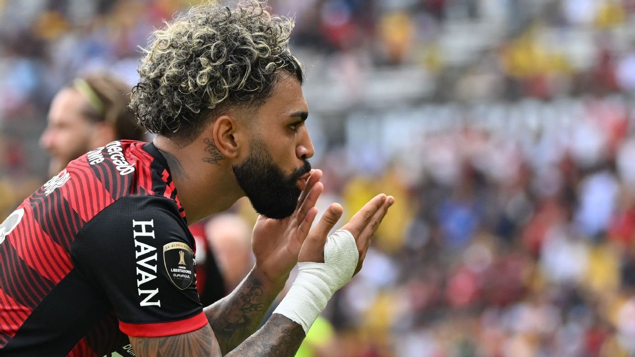 Gabigol dispara post nostálgico e motiva alvoroço na torcida do Flamengo em tri da Libertadores