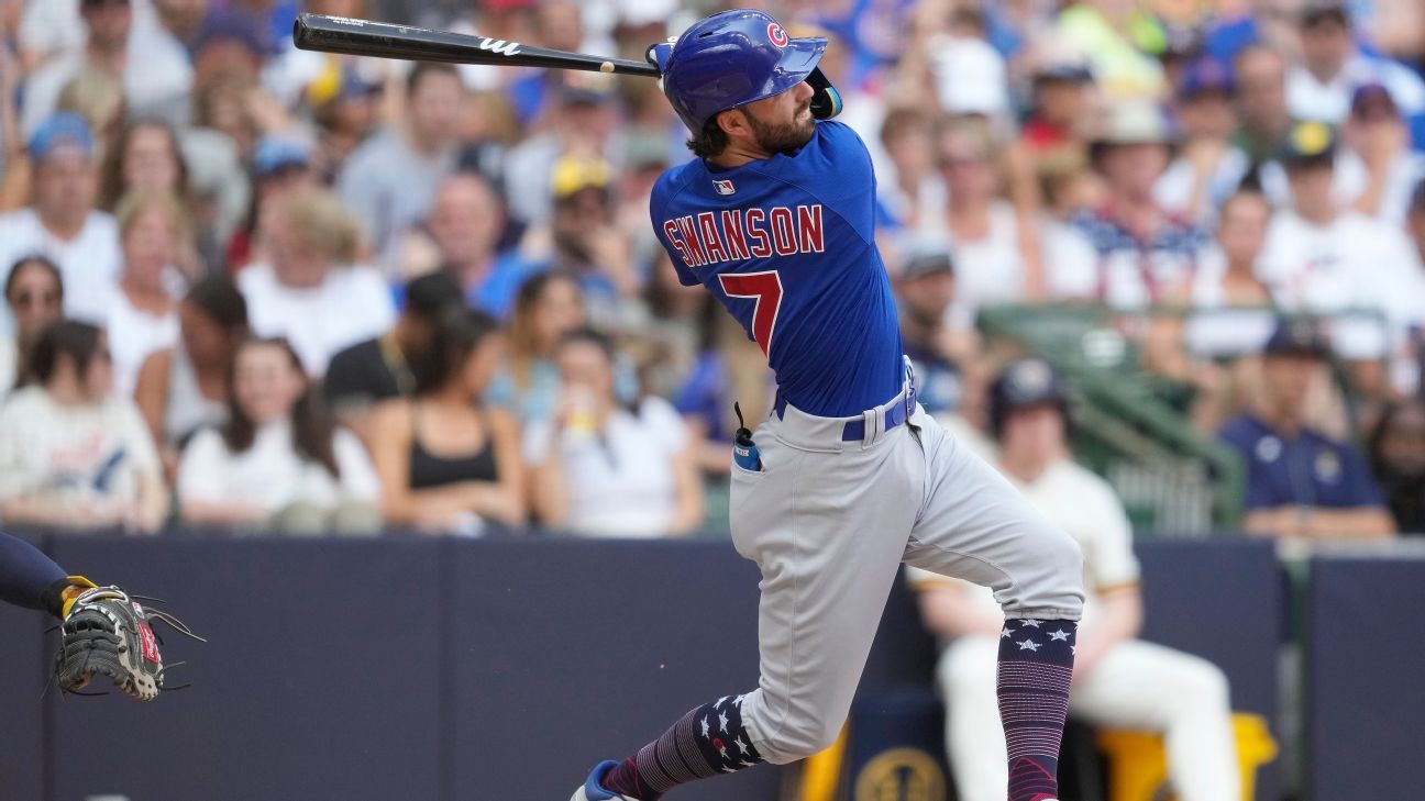 Cubs' Swanson, already out of ASG, goes on IL