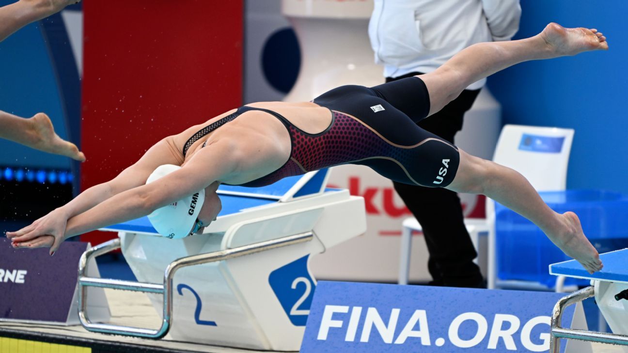 USA Swimming apologizes for error that left Erin Gemmell off worlds ...