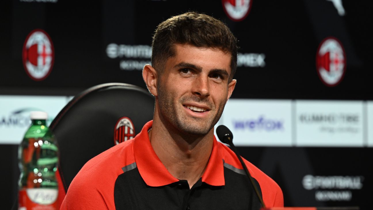 Christian Pulisic AC Milan transfer nears completion: what number jersey  will he wear? - AS USA