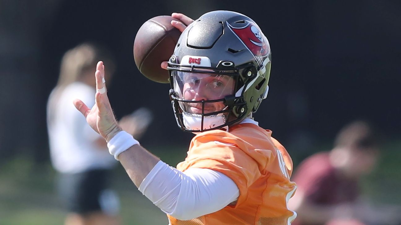 Bucs to start QB Baker Mayfield Friday, Kyle Trask next week - ESPN