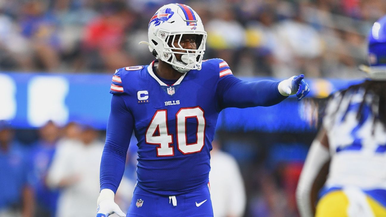 Von Miller's history with No. 40 now extends to Bills