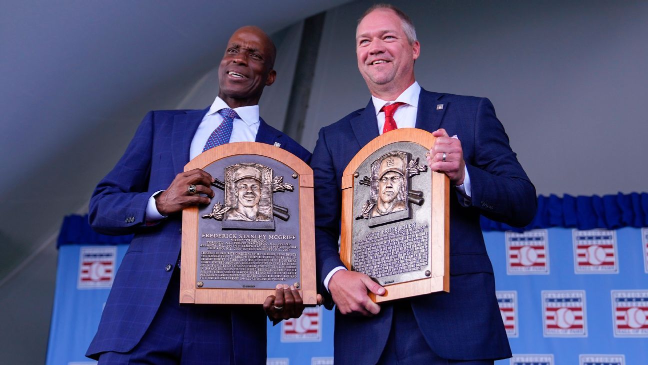 Scott Rolen, Fred McGriff patiently go into Baseball Hall of Fame