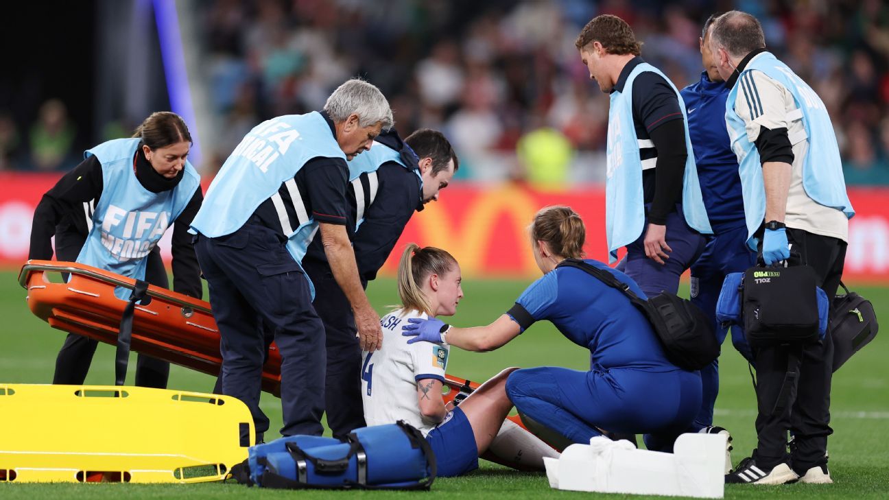 England star Keira Walsh's knee injury at the Women's World Cup is NOT as  bad as first feared