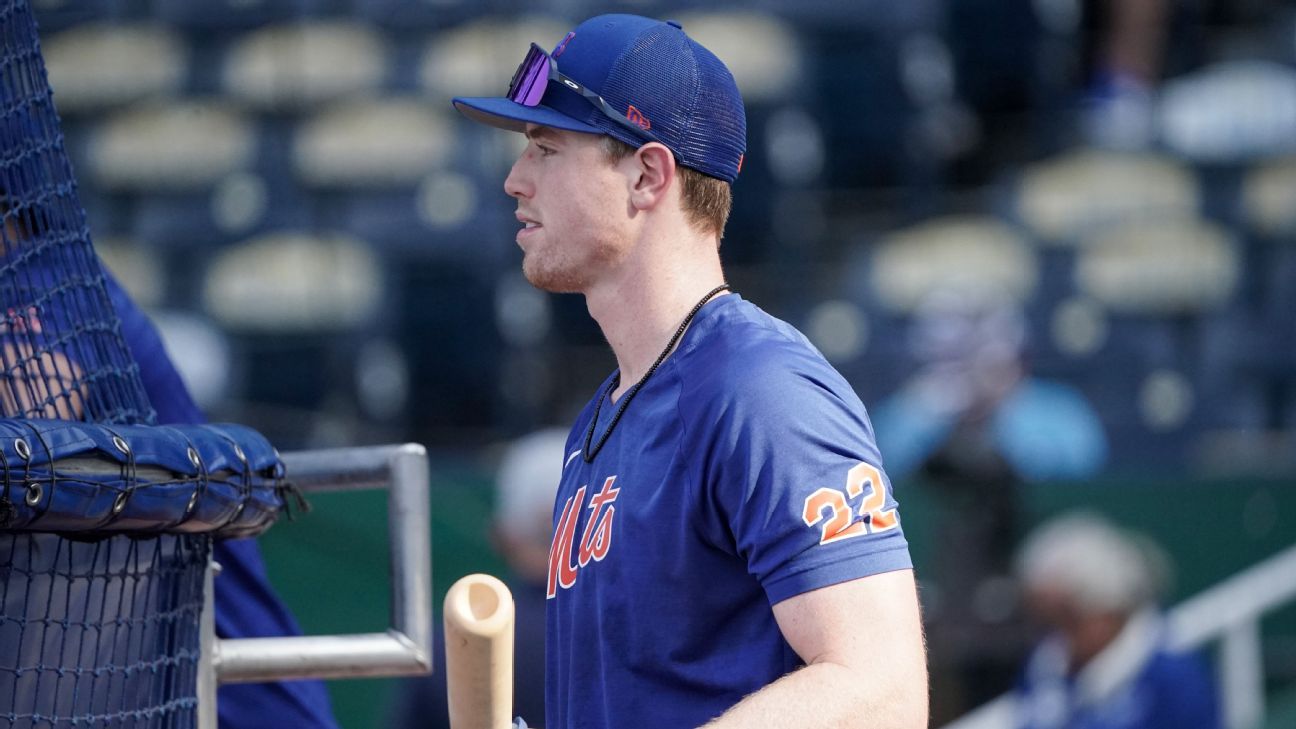 Mets option Brett Baty for a 'reset,' put Starling Marte on IL - ESPN