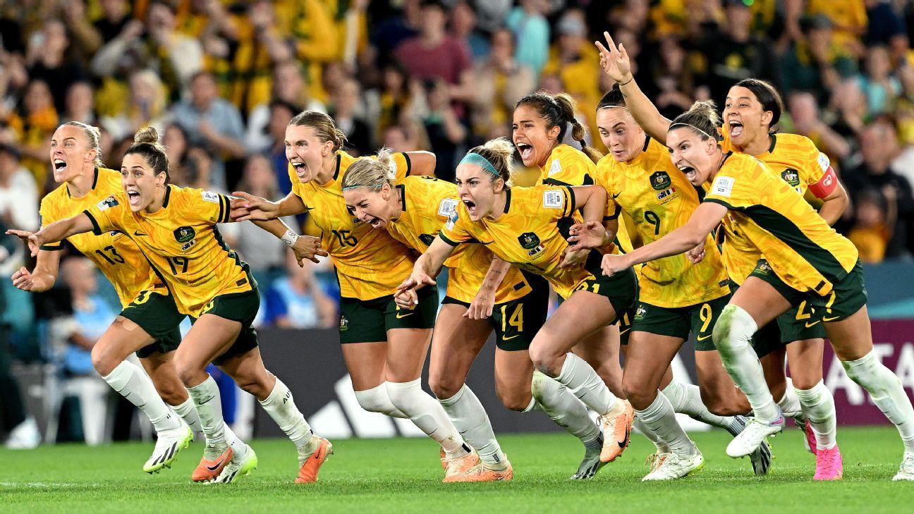 Longest penalty shootout in FIFA Women's World Cup™ history separates  Australia and France