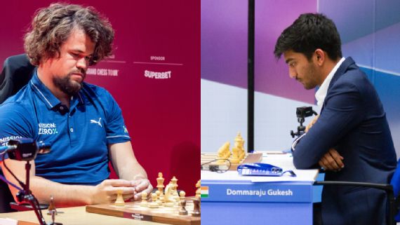 Magnus Carlsen vs Dommaraju Gukesh (2023)