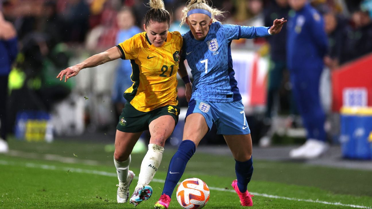 Australia end England's unbeaten run with 2-0 friendly win