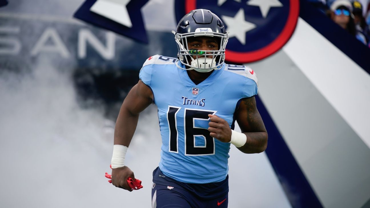 Titans rule WR Treylon Burks (knee) out Sunday vs. Bengals - ESPN