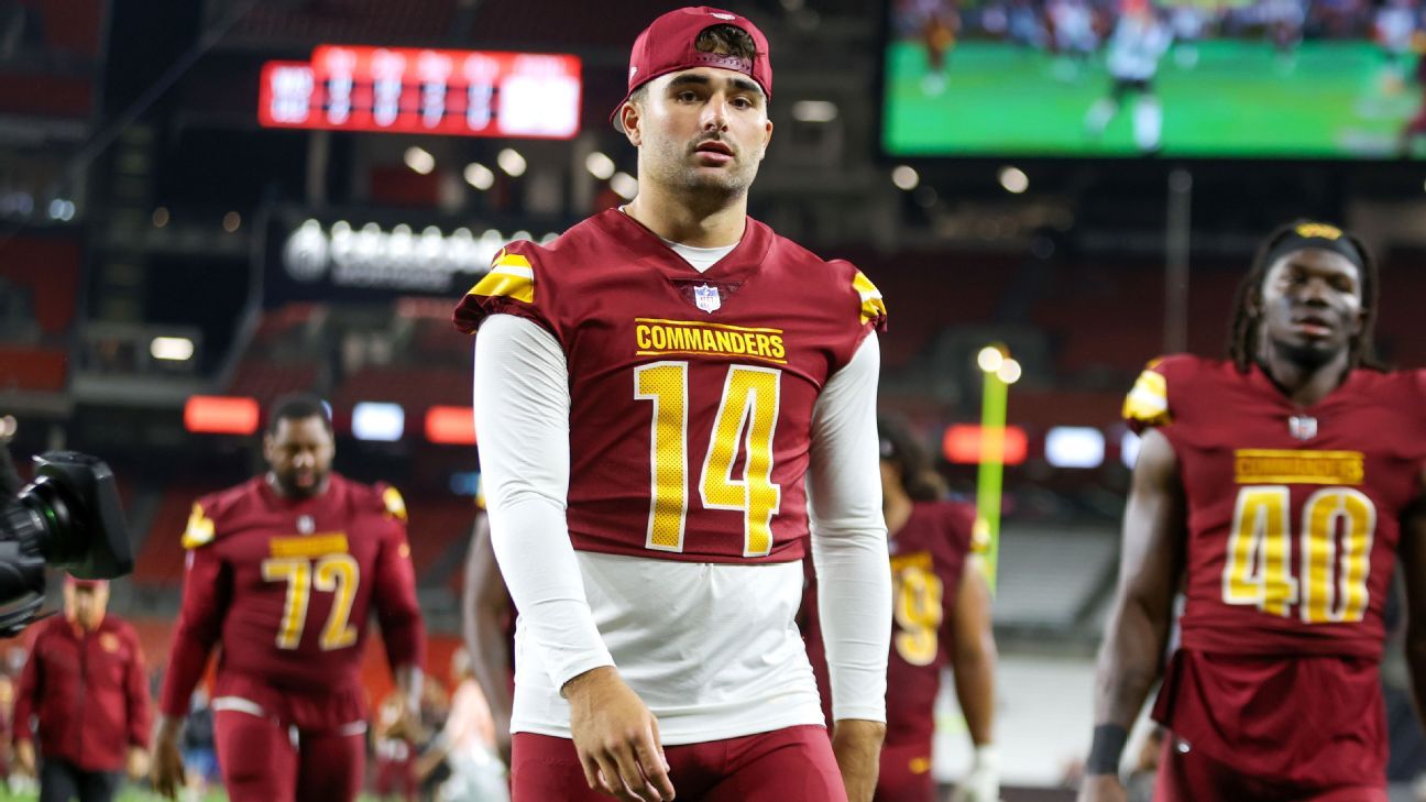 No Clue, Man!' Commanders QB Sam Howell Rank Provides NFL Mystery in  Washington - Sports Illustrated Washington Football News, Analysis and More