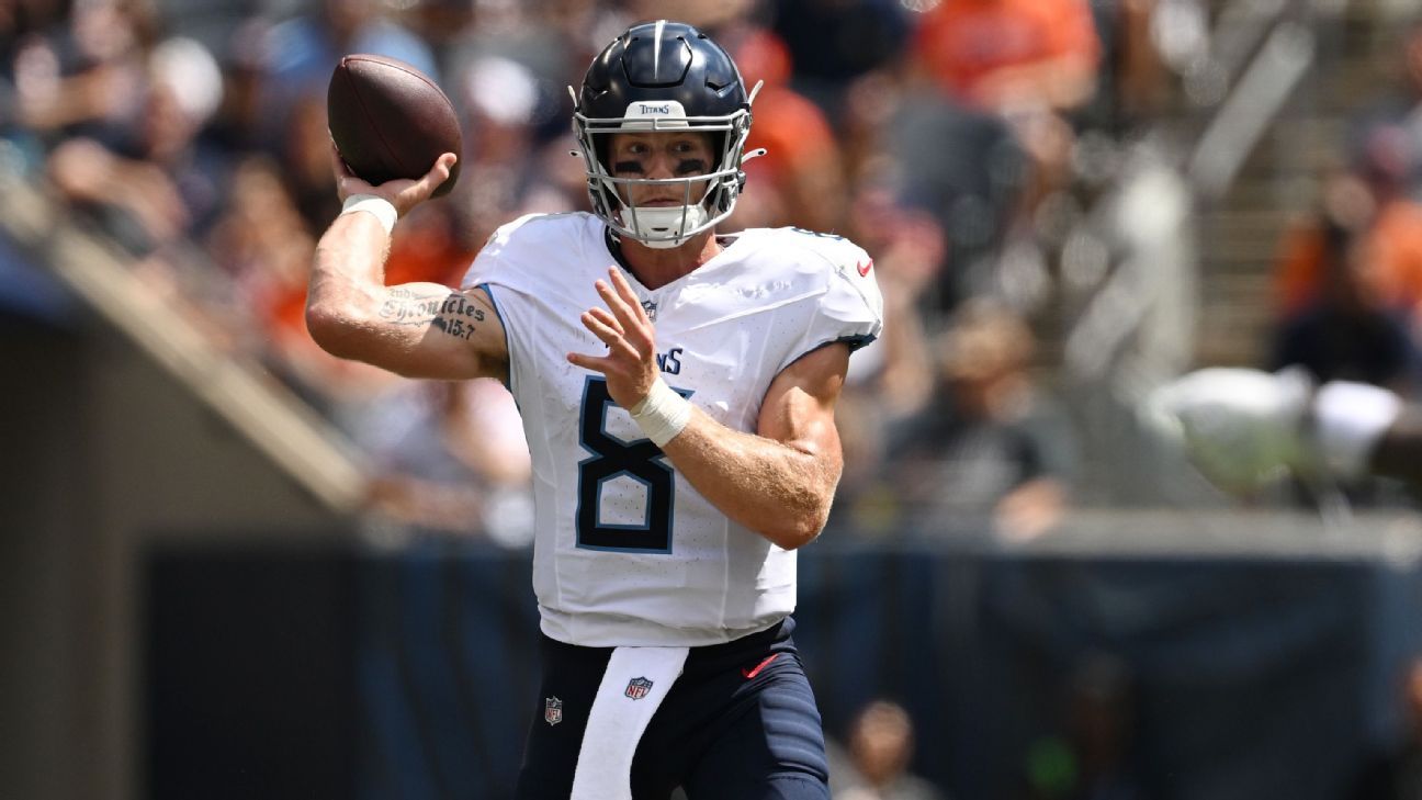 Tennessee Titans QB Will Levis not expected to play vs. Minnesota Vikings