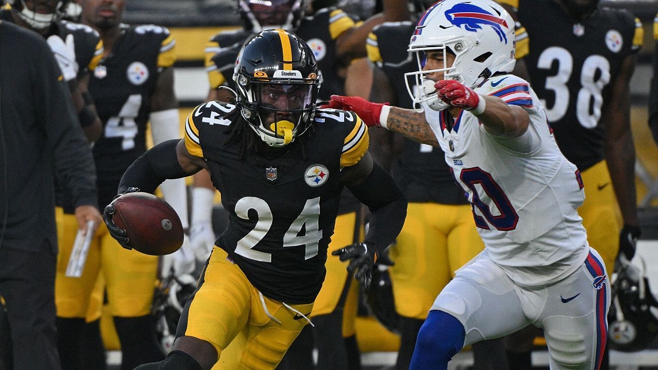 Joey Porter Jr. Gets Interception in Steelers' Debut